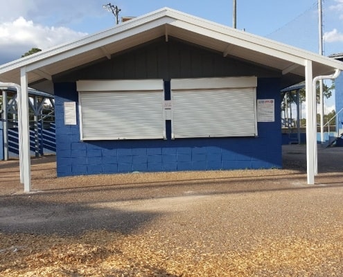 Awning at School Gym